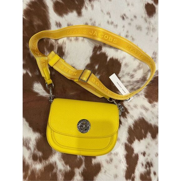Marc Jacobs Handbags - Marc Jacobs Yellow and Silver Small Shoulder Bag Purse New